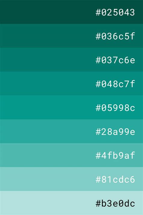 teal green hex code