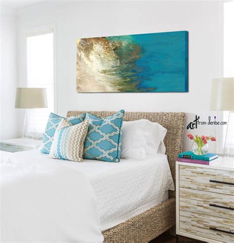 Teal Horizontal Wall Art