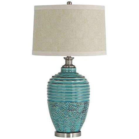 Teal Jug Table Lamp