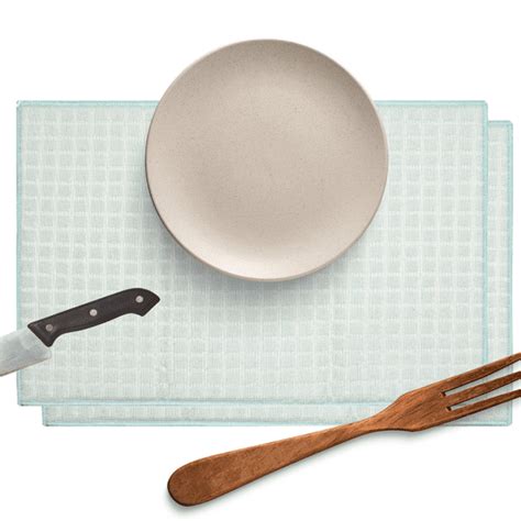 Teal Kitchen Dish Drying Mat