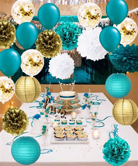 Teal Party Decorations