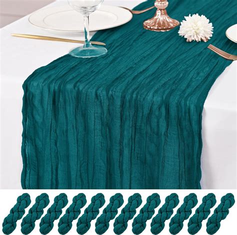 Teal Table Runner In Bulk