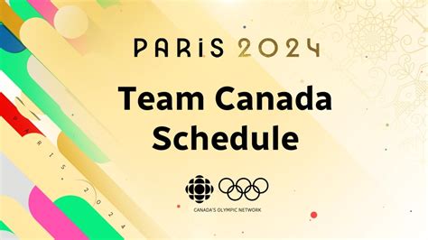 team canada schedule
