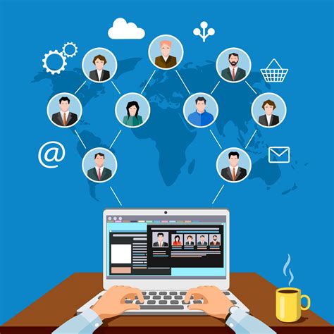 team communication in a virtual office