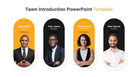 team introduction presentation template