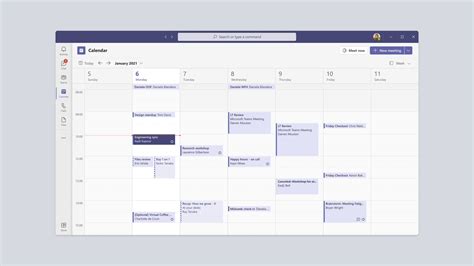 Teams Calendar Not Showing Customize and Print