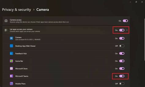 Teams Caméra Ne Fonctionne Pas: Permissions