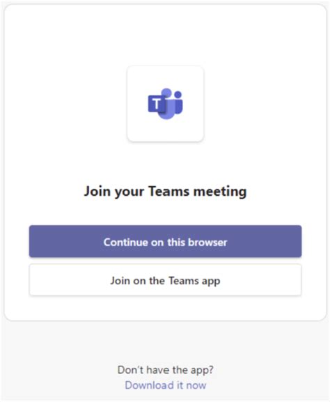 teams meeting join without account