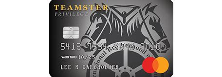 teamster privilege mastercard login