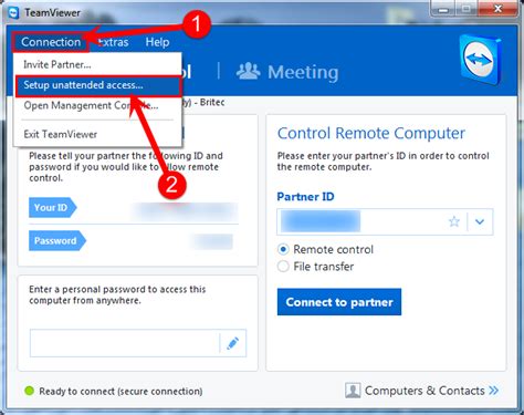 Teamviewer Unattended Access Setup