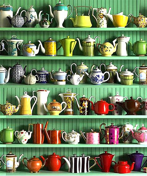 Teapot Collection Display