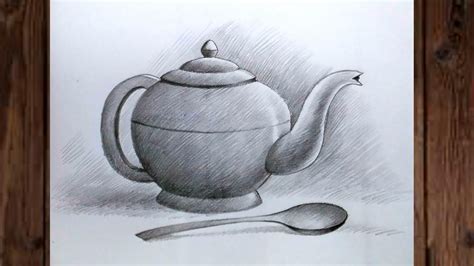 Teapot Drawing Shading