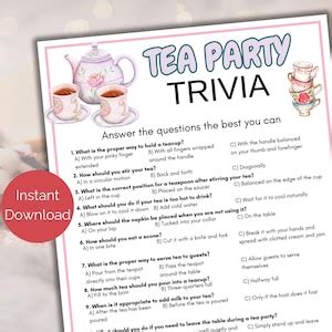 Teapot Trivia
