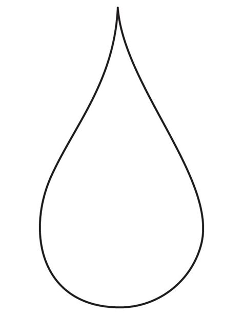 Tear Drop Coloring Pages