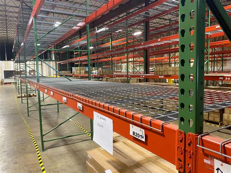 Teardrop Pallet Rack Installation