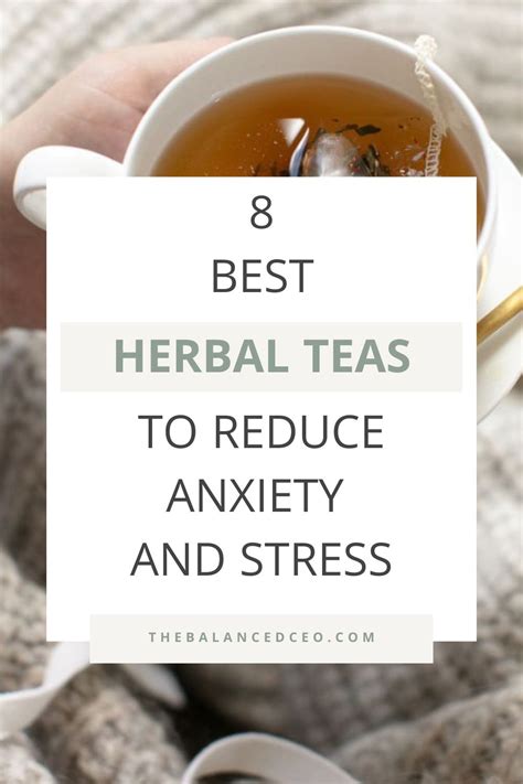 teas to help with anxiety and ...