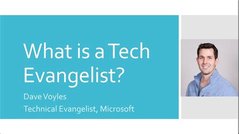 tech evangelist meaning