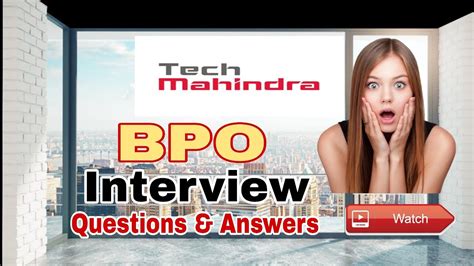 tech mahindra bpo interview questions and answers for freshers