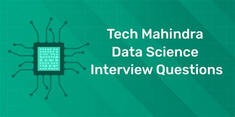 tech mahindra data science interview questions
