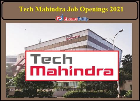 tech mahindra job opportunities