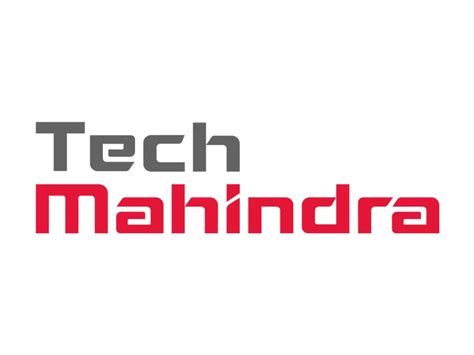 tech mahindra new logo white