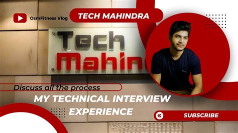 tech mahindra technical interview experience
