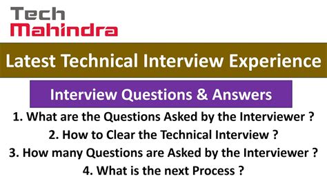 tech mahindra technical interview questions and answers for freshers