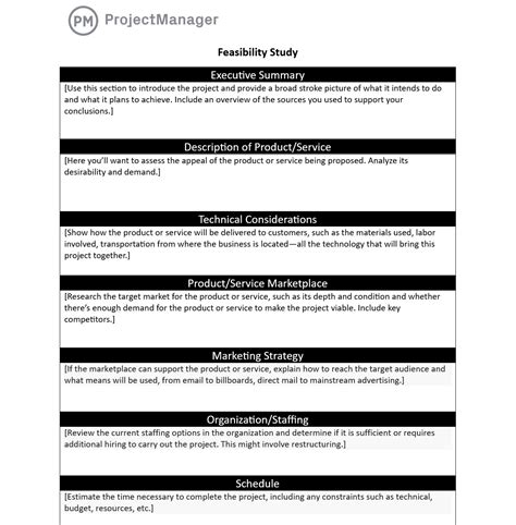 technical analysis in feasibility study example