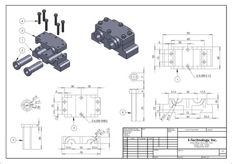 Technical Drawing Practice Exercises