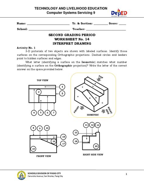 Technical Drawing In Computer Hardware Servicing