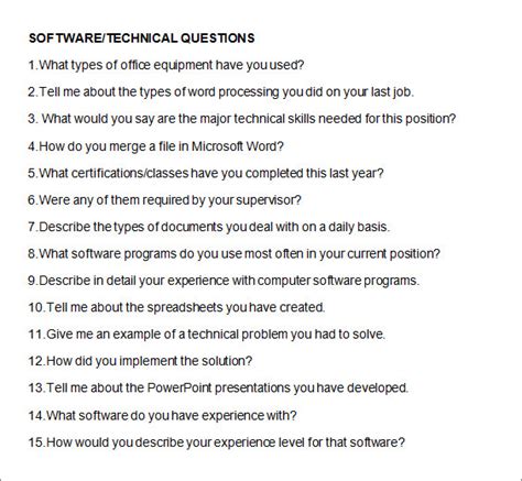 technical questions for interview with answers pdf
