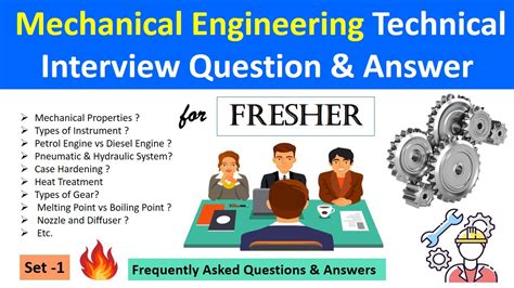 technical questions for mechanical engineering interview