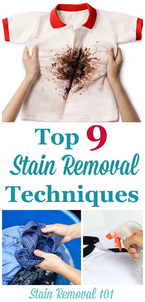Techniques Of Stain Removal