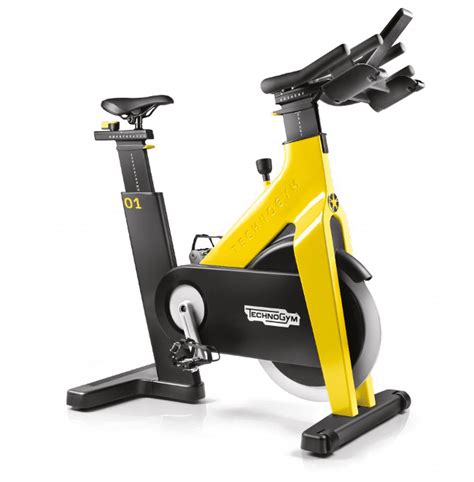 Technogym spin bike commercial gym equipment in