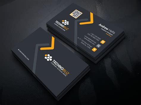 High Tech Company Business Card Template Graphic Prime Graphic