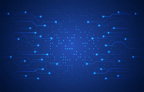 Technology Blue Background