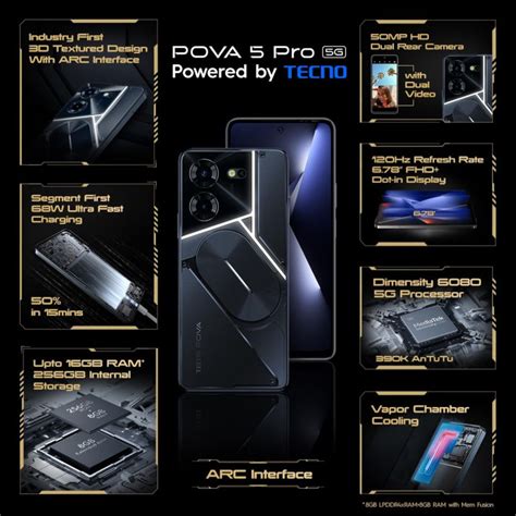 tecno pova 5 pro 5g processor