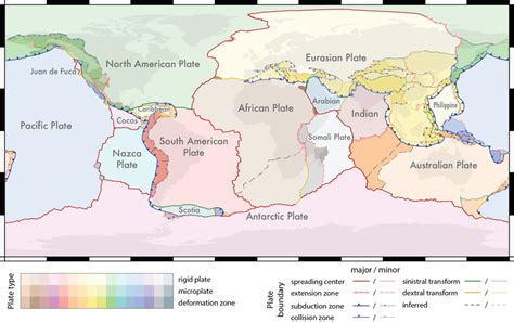 Tectonic Microplates Map