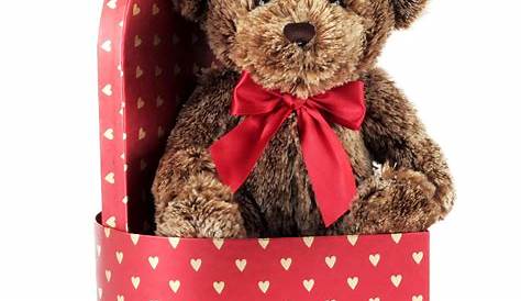 Teddy Bear With Gift Box Stock Photography - Image: 12711532