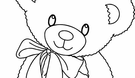 Free Coloring Pages Teddy Bear - Coloring Home