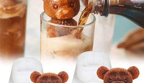 Web celebrity ice bear teddy bear silicone mold diy resin decorative mold