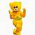 teddy bear mascot custom yellow colour names charts in excel