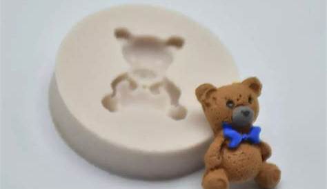 3D Teddy Bear Silicone Mold by MiniKokoBoutique on Etsy