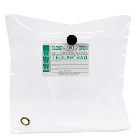 tedlar gas sampling bags