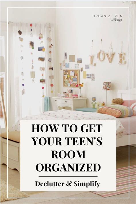 Teen bedroom declutter