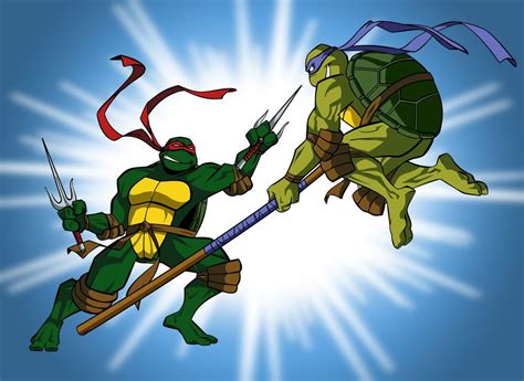 teenage mutant ninja turtle fighting