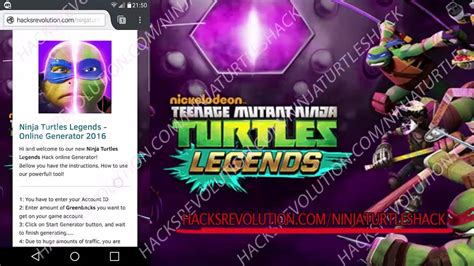 teenage mutant ninja turtles legends cheats
