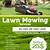 teenager lawn mowing flyer