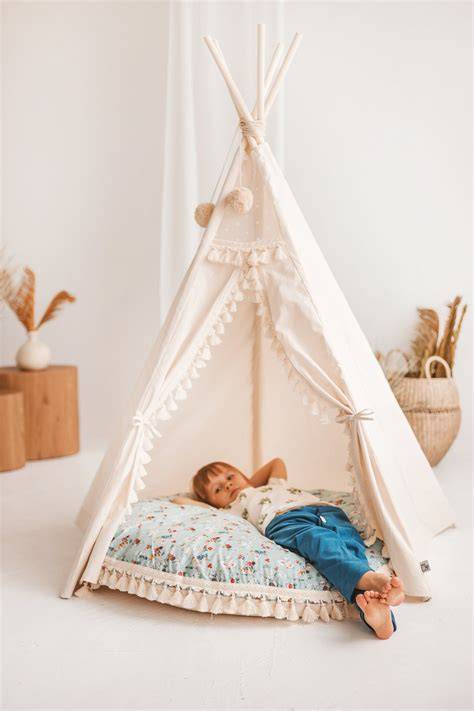 Get Cozy at Home with our Stylish Teepee Floor Cushions - Perfect for Relaxing and Decorating!