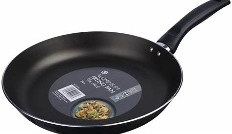 Vogue Non Stick Teflon Aluminium Frying Pan With Red Handle 280mm